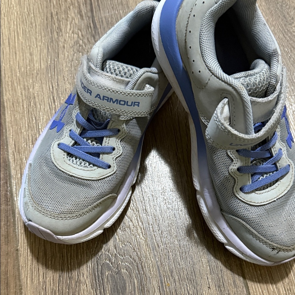 Under Armour Kids' Sneakers in Gray and Blue